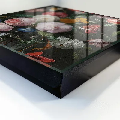Wall mounted key box Bouquet of flowers