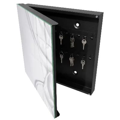 Wall mounted key box Satin bedding