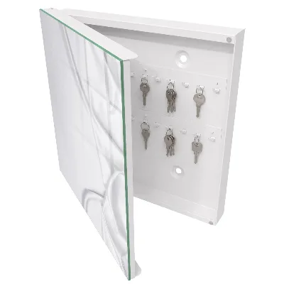 Wall mounted key box Satin bedding
