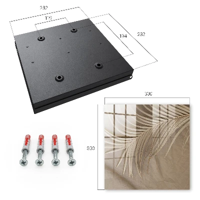 Wall mounted key box Natural elegance