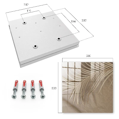 Wall mounted key box Natural elegance