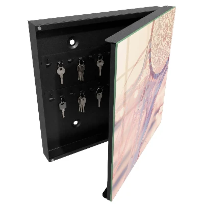 Key cabinet Lace decoration