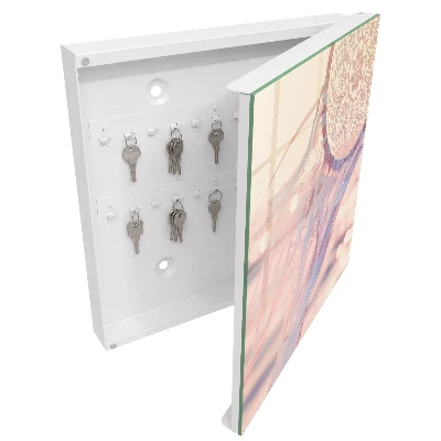 Key cabinet Lace decoration