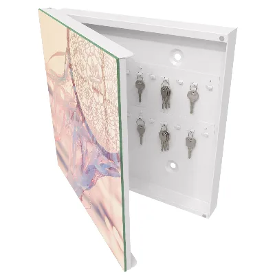 Key cabinet Lace decoration