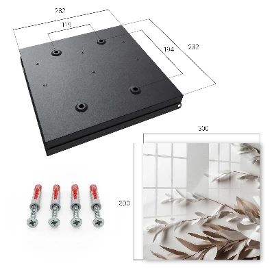 Key box for wall Leaves of elegance