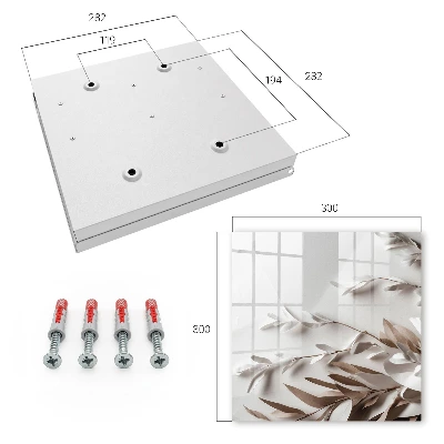 Key box for wall Leaves of elegance