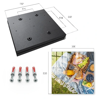 Wall mounted key box Idyllic picnic