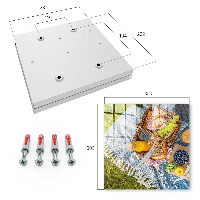 Wall mounted key box Idyllic picnic