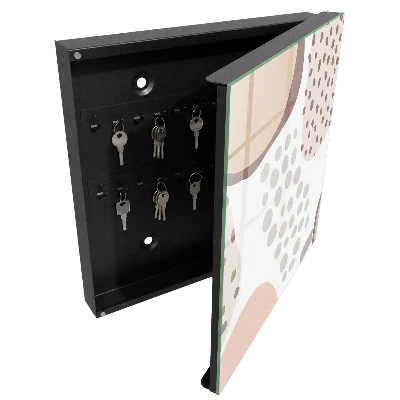 Wall mounted key box Organic shapes