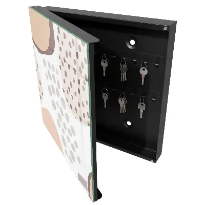 Wall mounted key box Organic shapes