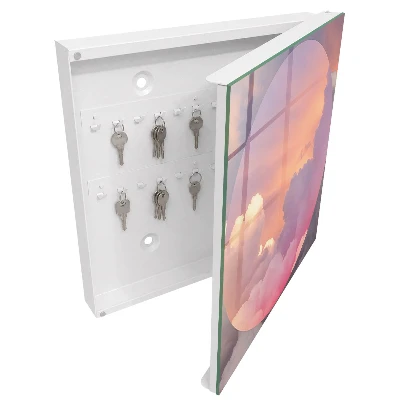 Key box for wall Ethereal clouds
