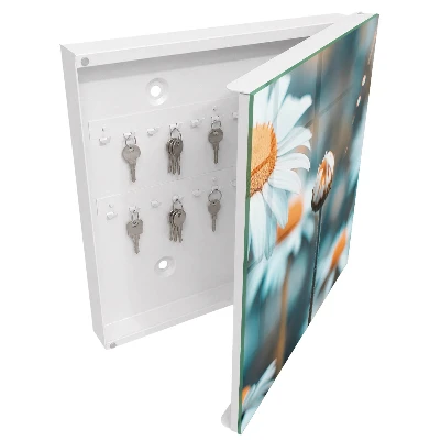 Wall mounted key box Floral lightness