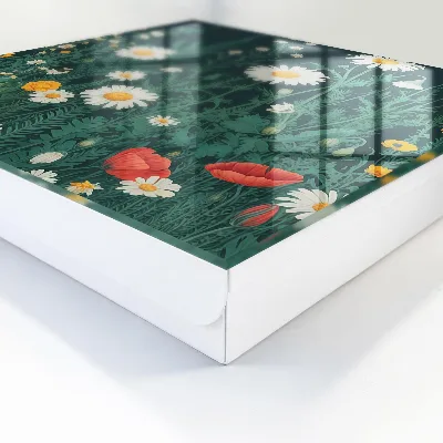 Key cabinet floral meadow design