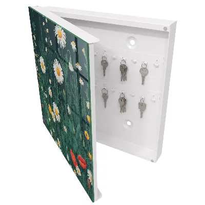 Key cabinet floral meadow design