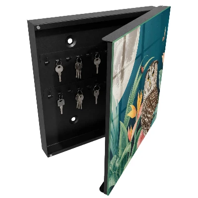 Wall mounted key box Exotic landscape