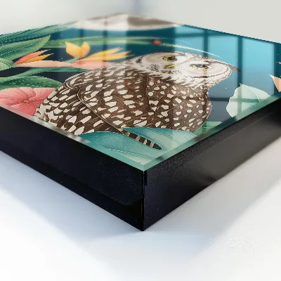 Wall mounted key box Exotic landscape