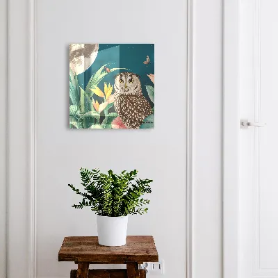 Wall mounted key box Exotic landscape