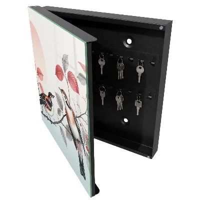 Key cabinet Birds nature