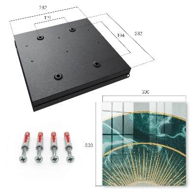Wall mounted key box Elegant harmony