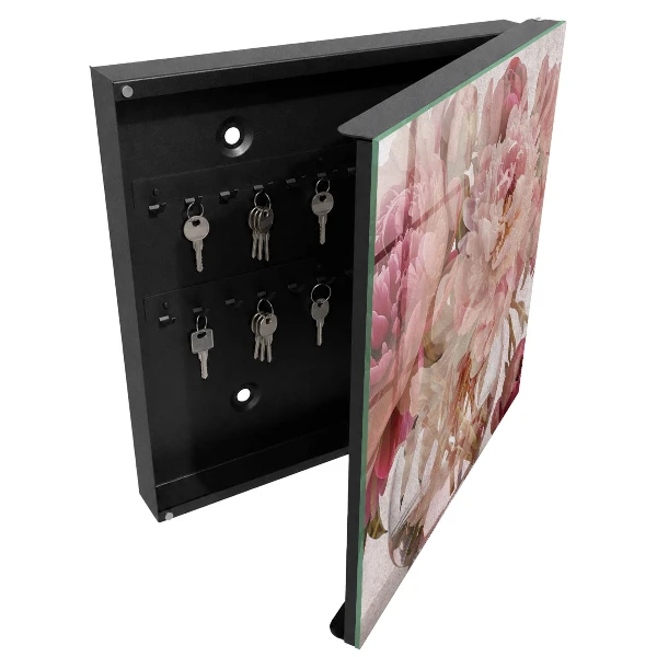 Key cabinet Romantic flowers