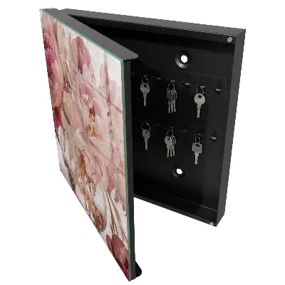 Key cabinet Romantic flowers
