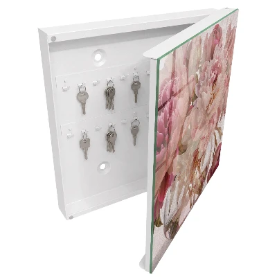 Key cabinet Romantic flowers