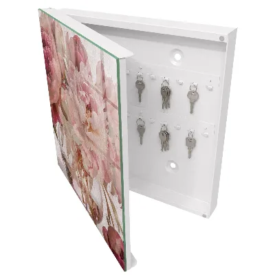 Key cabinet Romantic flowers