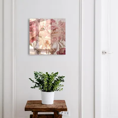 Key cabinet Romantic flowers