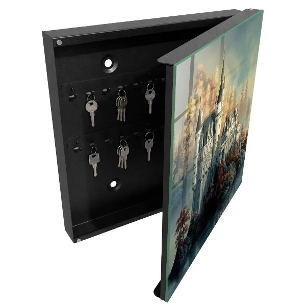 Key box for wall Castle in autumn
