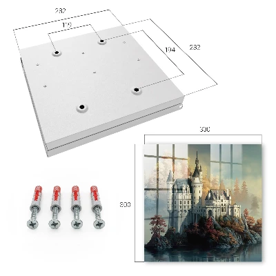 Key box for wall Castle in autumn