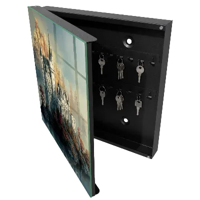 Key box for wall Castle in autumn