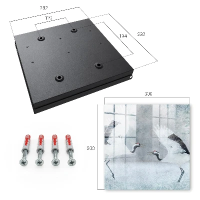 Key cabinet Cranes in flight design