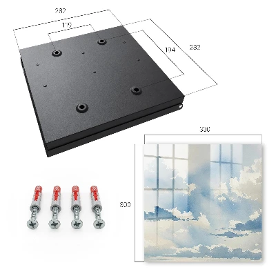 Key box for wall Clouds sky