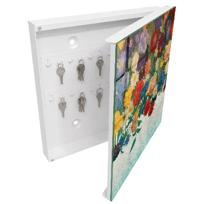 Key cabinet Floral paradise