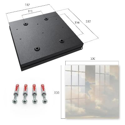 Key box for wall Clouds sky