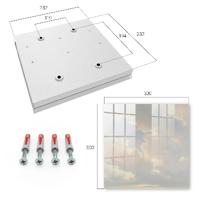 Key box for wall Clouds sky