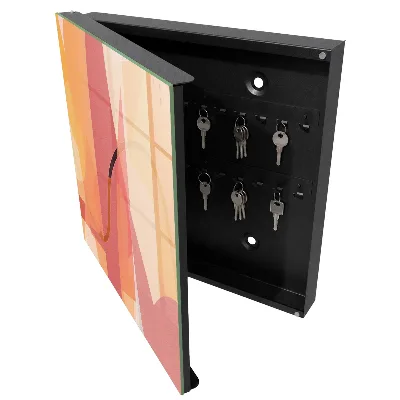 Key cabinet Colorful arches
