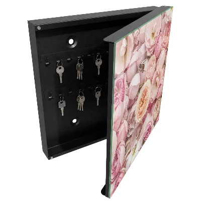 Key box for wall Rose charm