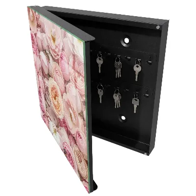Key box for wall Rose charm