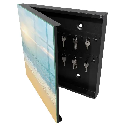 Wall-mounted key box morning landscape design