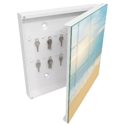 Wall-mounted key box morning landscape design