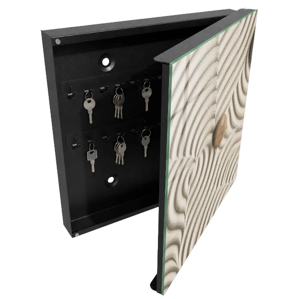 Wall mounted key box Zen composition