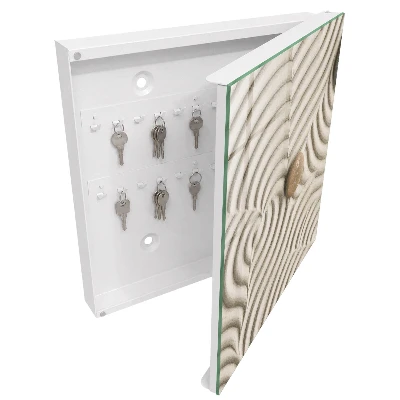 Wall mounted key box Zen composition