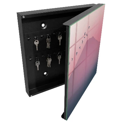 Wall mounted key box Peaceful nature