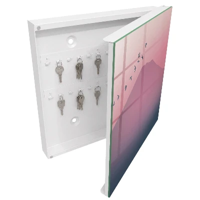 Wall mounted key box Peaceful nature