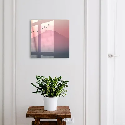 Wall mounted key box Peaceful nature