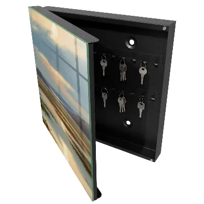 Wall mounted key box Landscape of tranquility