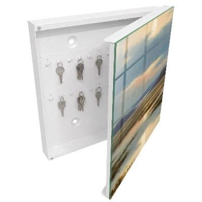 Wall mounted key box Landscape of tranquility