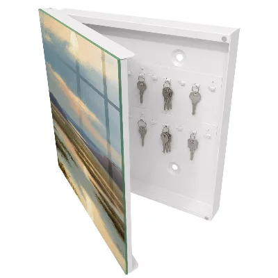 Wall mounted key box Landscape of tranquility