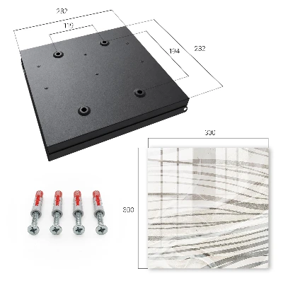 Key box for wall Waves of grey